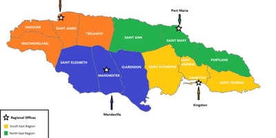 Mapa ekonomske jamajci