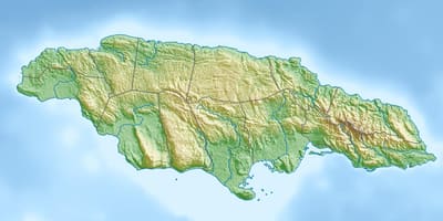 Mapa olakšanje jamajci